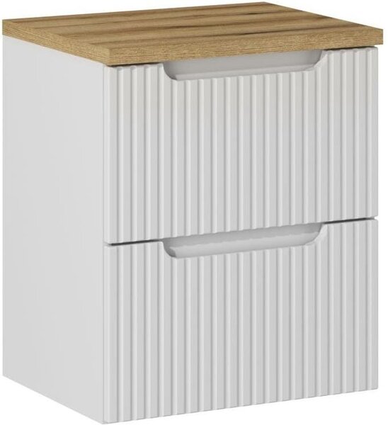 Set dulap Comad Nova White NOVA WHITE 82-50-2S, blat Comad Nova Oak NOVA OAK A 89-50