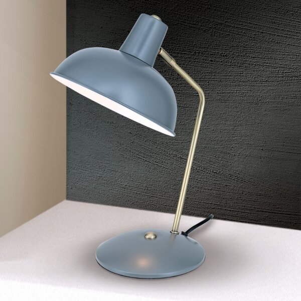 Orion - Lampă de masă FEDRA 1xE14/40W/230V gri/alamă