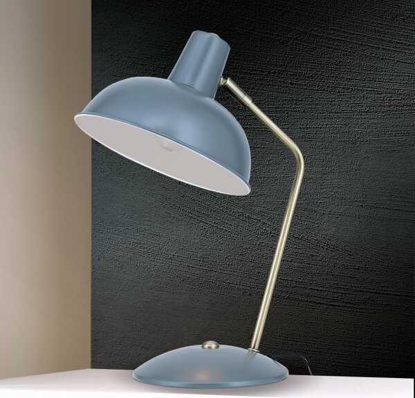 Orion - Lampă de masă FEDRA 1xE14/40W/230V gri/alamă