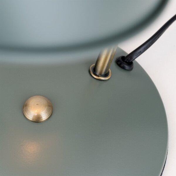 Orion - Lampă de masă FEDRA 1xE14/40W/230V verde mentă/alamă