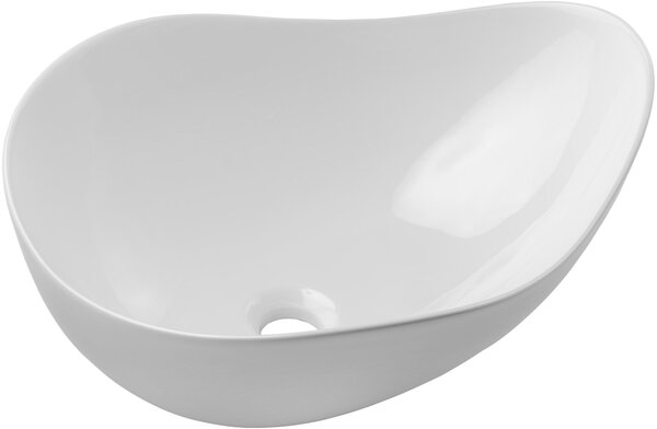 Comad Cloud Free lavoar 51x39 cm de blat alb luciu CLOUD FREE WHITE ( E-6588 )