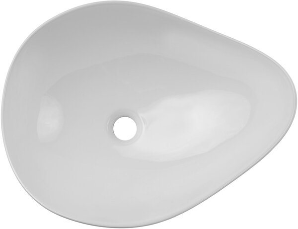 Comad Cloud Free lavoar 51x39 cm de blat alb luciu CLOUD FREE WHITE ( E-6588 )