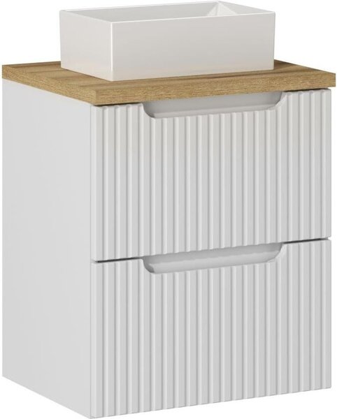 Set dulap Comad Nova White NOVA WHITE 82-50-2S, lavoar Comad Gaja UN-GAJA35-SW 78570A(35), NOVA OAK A 89-50