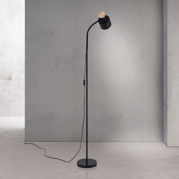 Orion - Lampă de podea GILI 1xE27/40W/230V neagră