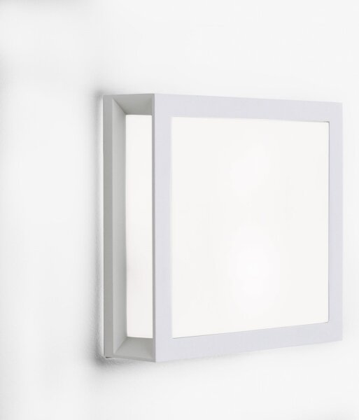 Orion - Lampă de exterior HENRY 2xE27/15W/230V 26x26 cm IP44 alb