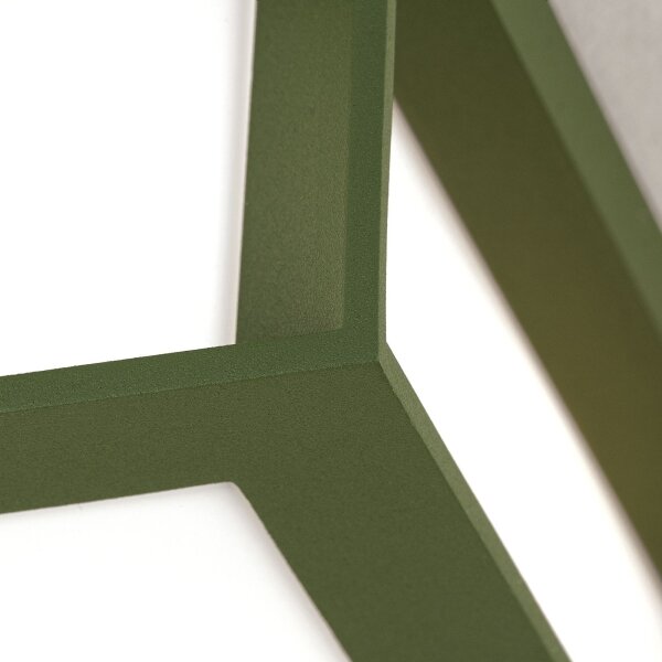 Orion - Corp de iluminat exterior HENRY 2xE27/15W/230V 26x26 cm IP44 verde
