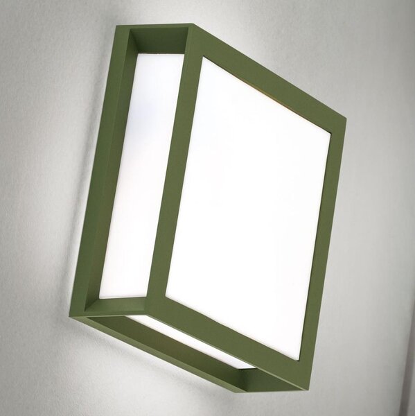 Orion - Corp de iluminat exterior HENRY 2xE27/15W/230V 26x26 cm IP44 verde