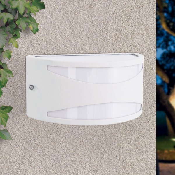 Orion - Aplică de exterior SHELL, 1 x E27, 40 W, 230 V, IP54, alb