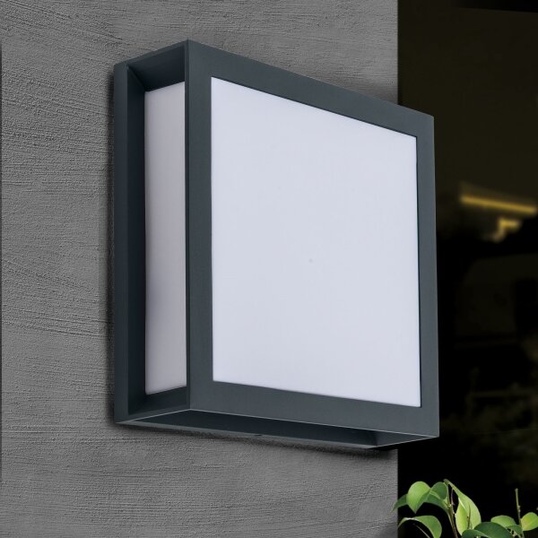Orion - Corp de iluminat exterior HENRY 2xE27/15W/230V 26x26 cm IP44 antracit