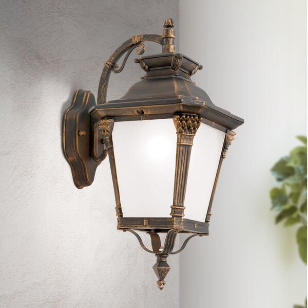 Orion - Aplică de perete pentru exterior AIKO 1xE27/60W/230V IP23 bronz/patină