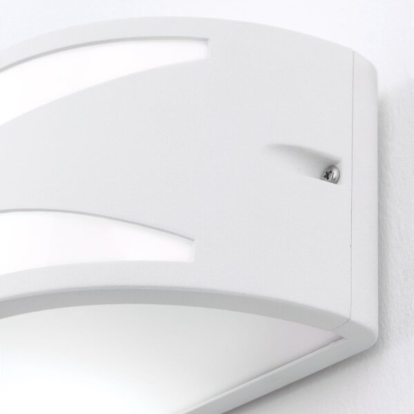 Orion - Aplică de exterior SHELL, 1 x E27, 40 W, 230 V, IP54, alb