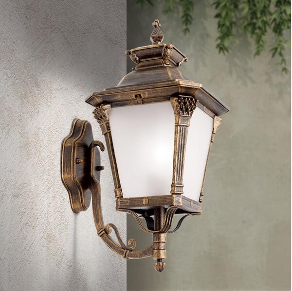 Orion - Aplica de perete pentru exterior AIKO 1xE27/60W/230V IP23 bronz/patină
