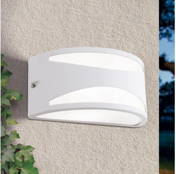 Orion - Aplică de exterior SHELL, 1 x E27, 40 W, 230 V, IP54, alb