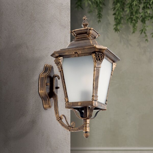 Orion - Aplica de perete pentru exterior AIKO 1xE27/60W/230V IP23 bronz/patină