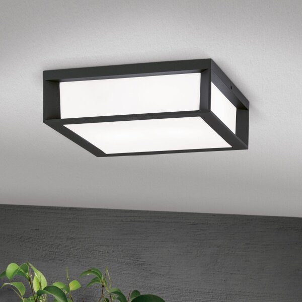 Orion - Corp de iluminat exterior HENRY 2xE27/15W/230V 26x26 cm IP44 antracit
