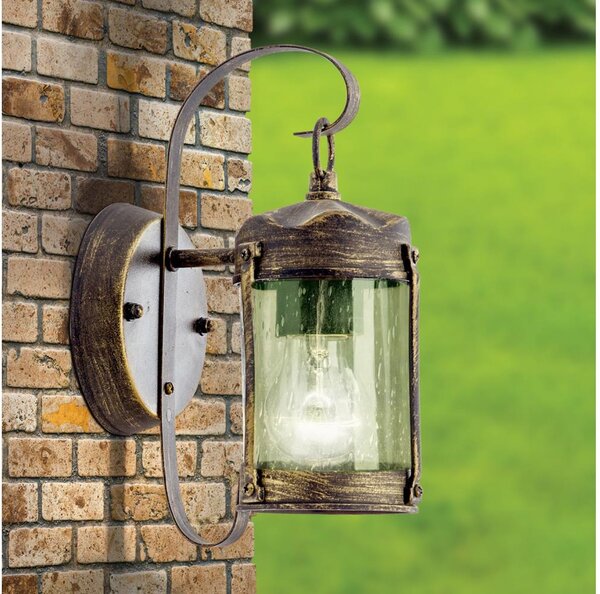 Orion - Aplică de exterior TAVERNA, 1xE27, 60W, 230V, IP23, bronz/patină