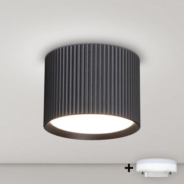 Brilagi - LED Spot aplicat STRIPY 1xGX53/15W/230V negru
