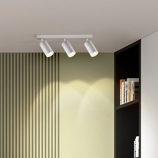 Brilagi - Spot aplicat SELE DIAMANT 3x GU10/30W/230V, alb