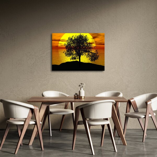 Tablou - Silueta copacilor (70x50 cm)