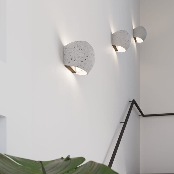 Sollux SL.1362 - Aplica de perete GLOBE 2xG9/8W/230V beton/gri
