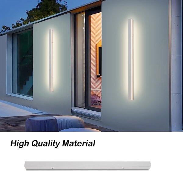Brilagi -LED Lampă de perete pentru exterior LINEAR LED/22W/230V 3000K IP65 100 cm alb CRI 90