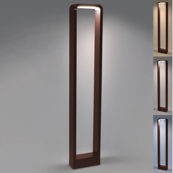 Brilagi - Lampă LED de exterior BARI LED/7W/230V 3000/4000/6000K maro IP54 80 cm