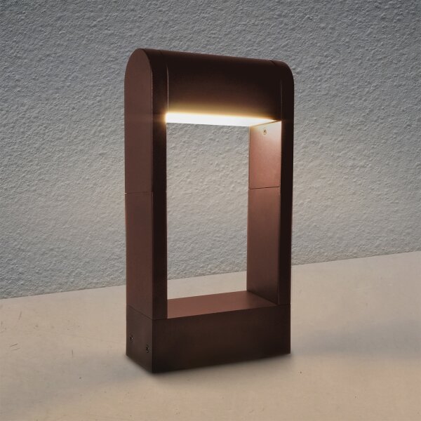 Brilagi - Lampă LED de exterior CROTONE LED/7W/230V maro IP54 30 cm