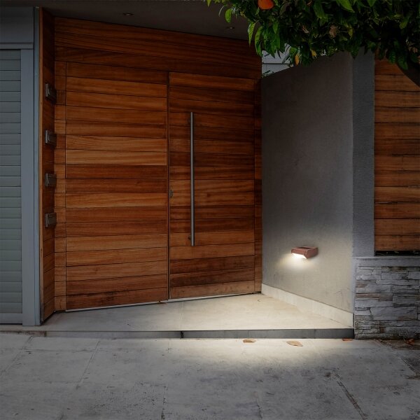 Brilagi - Aplica de perete pentru exterior CROTONE LED/7W/230V, maro, IP54