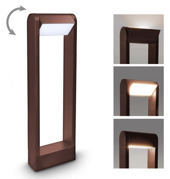 Brilagi - Lampă LED de exterior CROTONE LED/7W/230V maro IP54 50 cm