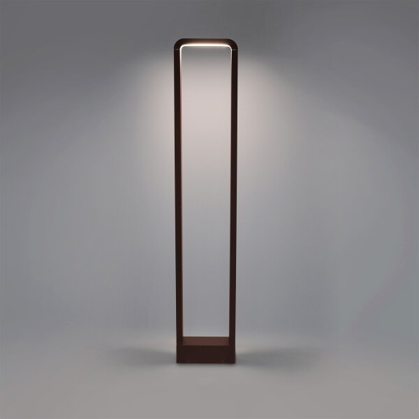 Brilagi - Lampă LED de exterior BARI LED/7W/230V 3000/4000/6000K maro IP54 80 cm
