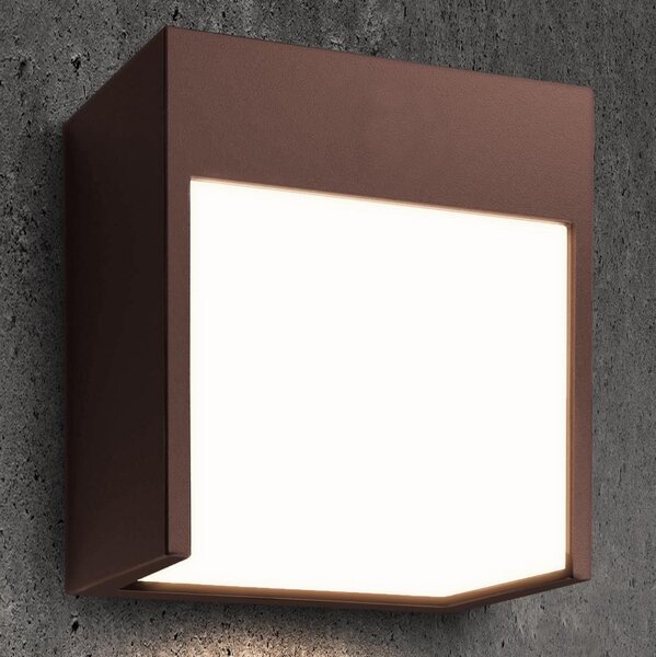 Brilagi - Aplica LED de exterior TERNI LED/12W/230V maro IP44