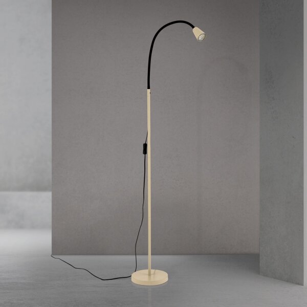 Lampă de podea flexibilă DOTTY Orion 1xGU10/10W/230V bej/negru