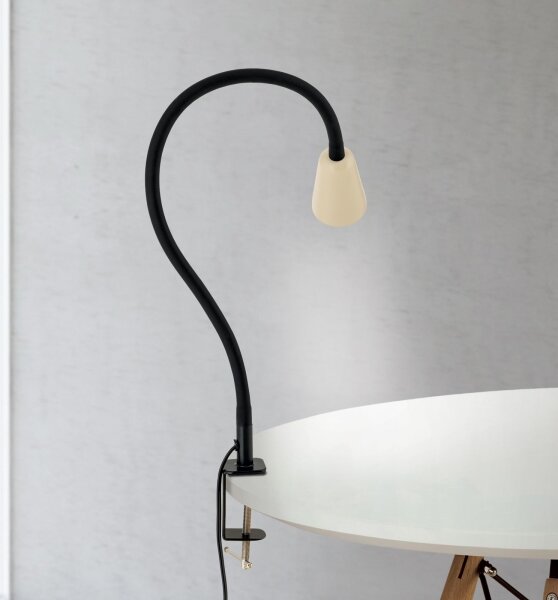 Orion - Lampă de birou flexibilă DOTTY cu clemă, 1xGU10/10W/230V, bej/negru
