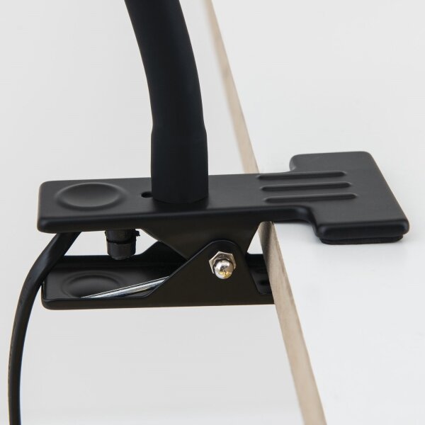 Orion DOTTY - Lampă de birou flexibilă cu clemă, 1xGU10/10W/230V, alamă/negru