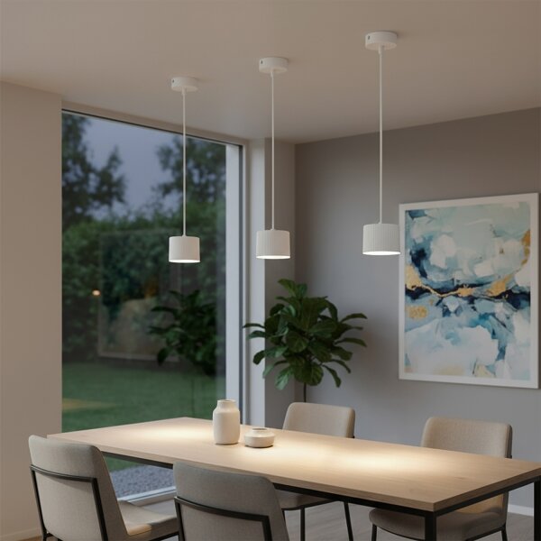 Brilagi - LED Lustră pe cablu STRIPY 1xGX53/15W/230V albă
