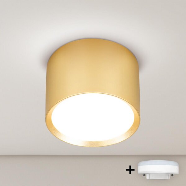 Brilagi - LED Spot SMOOTH 1xGX53/15W/230V auriu
