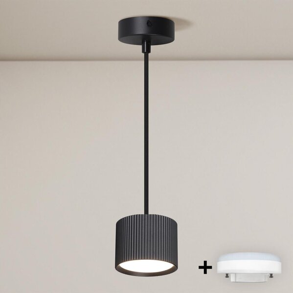 Brilagi - LED Lustru pe cablu STRIPY 1xGX53/15W/230V, negru