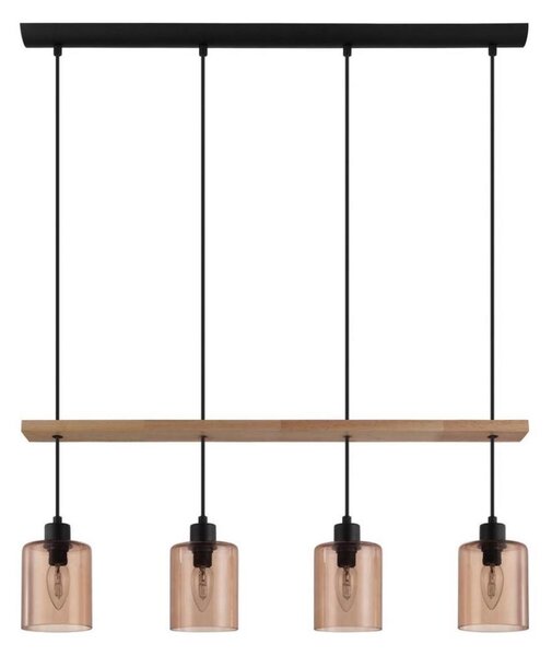 Eglo 43368 - Lampă suspendată pe cablu COOLMONT, 4xE14/40W/230V