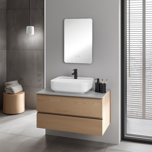 Brilagi - DIANA, oglindă de baie LED cu iluminare reglabilă, cu încălzire anti-aburire, 13W/230V 60x40 cm IP44