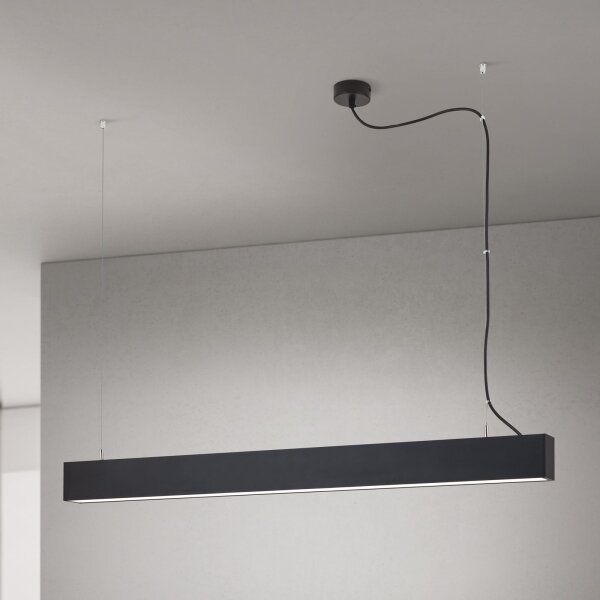 Orion - Lampă LED 2-în-1 pentru tavan și suspendată PALKKI LED, 38W, 230V, 3000/4000/5000K, negru