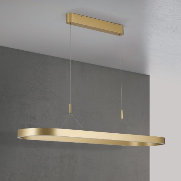 Orion - Lustru LED pe cablu CARRARA, 80W, 230V, 2700/3000/4000K, auriu