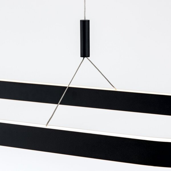 Orion - Lustră LED suspendată pe cablu CARRARA, 80W/230V, 2700/3000/4000K, negru