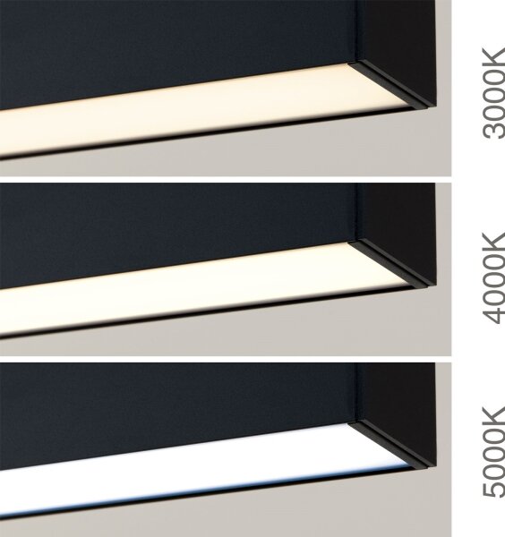 Orion - Lampă LED 2-în-1 pentru tavan și suspendată PALKKI LED, 38W, 230V, 3000/4000/5000K, negru