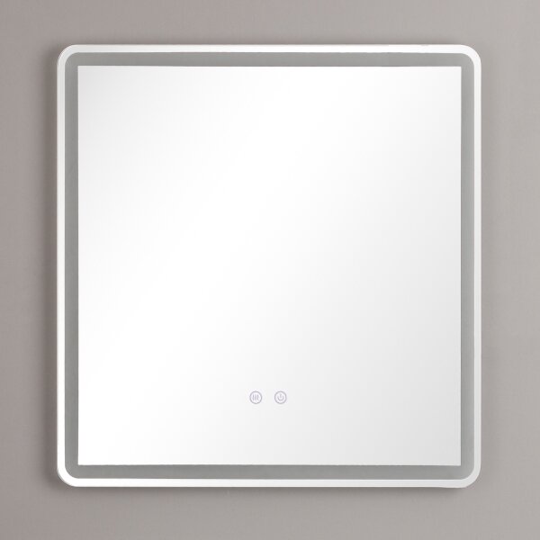 Brilagi - BELLA oglindă de baie încălzită, LED dimabilă cu iluminare integrată, 16W/230V 60x60 cm IP44