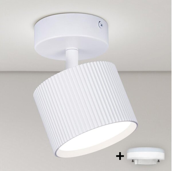 Brilagi - LED Spot STRIPY 1xGX53/15W/230V alb