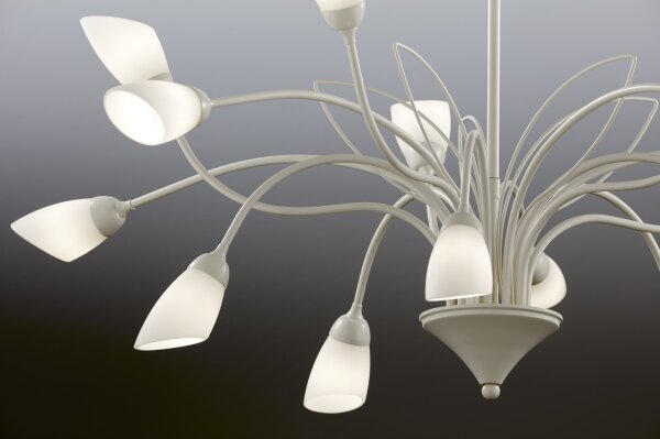 Jupiter 2062 - Candelabru pe lanț GLORIOSA 15xG9/14W/230V crem