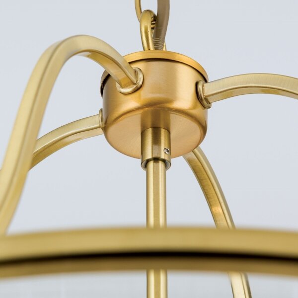 Orion - Candelabru BRUNO cu lanț, 6xE14/40W/230V, diam. 43 cm, auriu