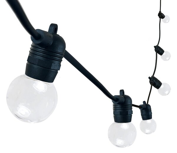 Ghirlanda luminoasa 5 m. cu 5 becuri LED 1W E27 interconectabila