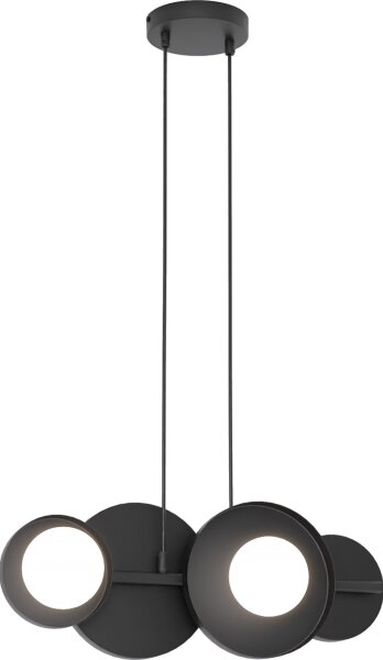 Candelabru suspendat pe cablu MODEL 4xG9/8W/230V, negru