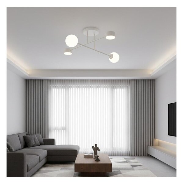 Lustră aplicată HOLON 2xG9/8W/230V + 2xGX53/12W gri
